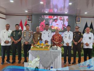 Semangat Baru Pemasyarakatan, Rutan Kelas I Medan Ikuti Tasyakuran Hari Bakti Pemasyarakatan Ke-61 Secara Virtual